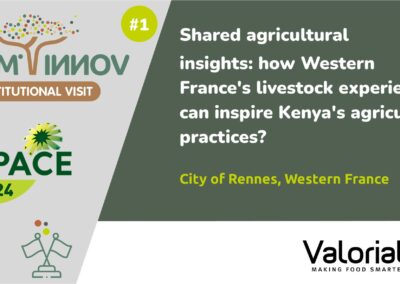 Launching of the 1st Farm’Innov Institutional Visit in France